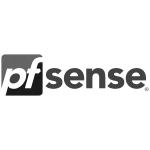 Das pfsense Logo wird von wirautomatisieren symbolisch genutzt und zeigt die Die Verbindung von Anwendungen durch Middleware API Integration